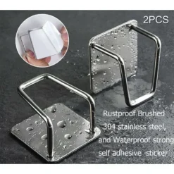 Confezione Da 2 Portaspugne In Acciaio Inox 304 Portaspugne Per Lavello Da Cucina Spugna Autoadesiva Impermeabile 7 Confezione Da 2 Portaspugne In Acciaio Inox 304 Portaspugne Per Lavello Da Cucina Spugna Autoadesiva Impermeabile -Wenko Negozio 68207727 3