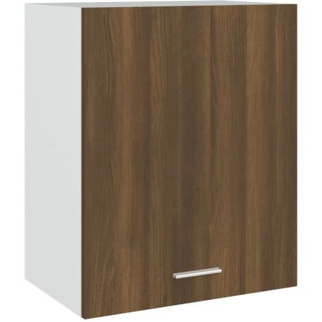 Mobile Pensile Rovere Marrone 50x31x60 Cm In Legno Multistrato VidaXL 1 Mobile Pensile Rovere Marrone 50x31x60 Cm In Legno Multistrato VidaXL