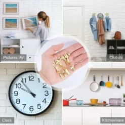Gancio Per Cornice, 250 Pezzi Kit Per Appendere Quadri, Con Viti, Chiodi, Anello A D E Occhiello Per Vite, Ganci A Dente Di Sega, Cavo D'acciaio, Ganci Per Cornici 9 Gancio Per Cornice, 250 Pezzi Kit Per Appendere Quadri, Con Viti, Chiodi, Anello A D E Occhiello Per Vite, Ganci A Dente Di Sega, Cavo D'acciaio, Ganci Per Cornici -Wenko Negozio 69714653 5