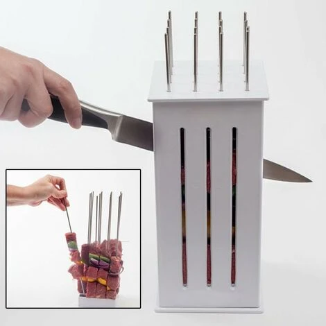 Kebab, Macchina Per Spiedini Di Carne A 16 Fori, Cassetta Degli Attrezzi 5 Kebab, Macchina Per Spiedini Di Carne A 16 Fori, Cassetta Degli Attrezzi - immagine 5