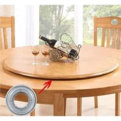 MINKUROW Lazy Susan Girevole Lazy Susan, Vassoio Da Portata Lazy Susan, Lazy Susan Zincata, Adatto Per Tavolo Da Pranzo Dell'hotel, Appositamente Progettato Per Persone Pigre -Wenko Negozio 69787620 5