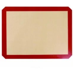 MINKUROW Tappetino Da Forno - 1 Tappetino In Silicone Antiaderente Riutilizzabile - Adatto Al Forno E Al Microonde, Lavabile In Lavastoviglie - Certificato Privo Di Bpa Ed Ecologico - Pasticceria Idea