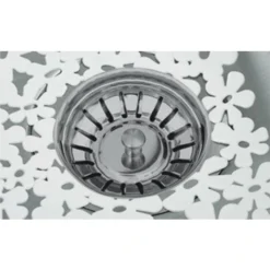 WENKO Tappetino Per Lavello Flower Bianco - Plastica, Plastica, 26 X 31 Cm, Bianco -Wenko Negozio 70668316 4