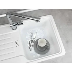 WENKO Tappetino Per Lavello Stone - Plastica, Plastica, 26 X 31 Cm, Trasparente 6 WENKO Tappetino Per Lavello Stone - Plastica, Plastica, 26 X 31 Cm, Trasparente -Wenko Negozio 70668406 3