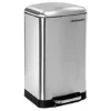 SONGMICS Pattumiera Contenitore 30 Litri Bidone Cestino Con Pedale Per Cucina Custodia LTB01L