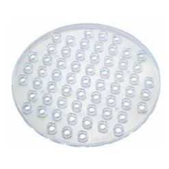 WENKO Tappetino Per Lavello Kristall Rotondo Trasparente - Extra Spesso, Plastica, 31 X 1 X 31 Cm, Trasparente