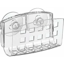 InterDesign 25300EU Portaspugne Sinkwork, Plastica, Trasparente -Wenko Negozio 70744653 4