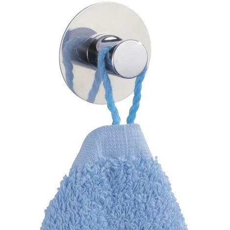 WENKO Gancio Da Parete Imperia Acciaio Inossidabile - Autoadesivo, Acciaio Inossidabile, 5 X 2 X 5 Cm, Lucido 2 WENKO Gancio Da Parete Imperia Acciaio Inossidabile - Autoadesivo, Acciaio Inossidabile, 5 X 2 X 5 Cm, Lucido - immagine 2