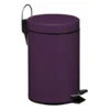Premier Housewares 506435 Pattumiera A Pedale In Acciaio Inox, 3 L, Viola
