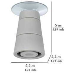 Wenko Patas Para Tablas De Vidrio 4 PCS, Grigio, 24.5x10x2.5 Cm -Wenko Negozio 70770727 4