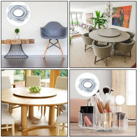 Piattaforma Girevole Per Giradischi Piattaforma Girevole Quadrata Girevole A 360 Gradi Con Cuscinetti A Sfera In Acciaio Per Dispensa Da Cucina 4 Piattaforma Girevole Per Giradischi Piattaforma Girevole Quadrata Girevole A 360 Gradi Con Cuscinetti A Sfera In Acciaio Per Dispensa Da Cucina - immagine 4