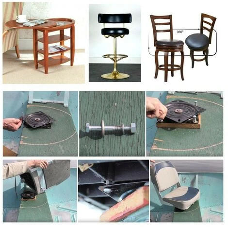 Piattaforma Girevole Per Giradischi Piattaforma Girevole Quadrata Girevole A 360 Gradi Con Cuscinetti A Sfera In Acciaio Per Dispensa Da Cucina 5 Piattaforma Girevole Per Giradischi Piattaforma Girevole Quadrata Girevole A 360 Gradi Con Cuscinetti A Sfera In Acciaio Per Dispensa Da Cucina - immagine 5