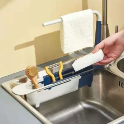 Portaspugne Per Lavello Da Cucina, Organizer Per Lavello, Portaspugne Telescopico Per Riporre Il Lavello -Wenko Negozio 70835430 3