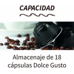 Portacapsule, Portacapsule Caffè, Dosatore Capsule Caffè, Portacapsule Caffè, Filo Cromato, Argento, 32,5 Cm -Wenko Negozio 70835625 4