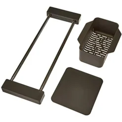 WENKO Caddy Per Lavello, Grigio, 43.5-77.5 X 8 X 14 Cm -Wenko Negozio 70868373 3