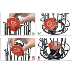 Portacapsule Da 1 Pezzo Per 24 Cialde Dolce Gusto, Contenitore Per Capsule Dolce Gusto, Dispenser Per Capsule Di Caffè, Supporto Per Capsule Di Caffè, Portacapsule Girevole A 360 Gradi -Wenko Negozio 71079006 4