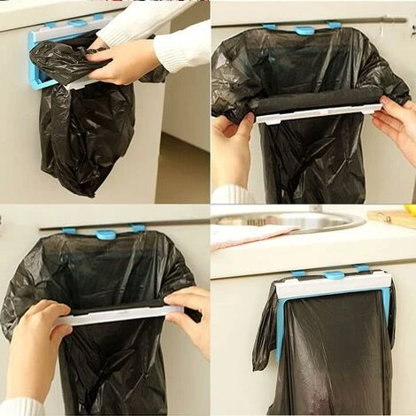 Portasacchetti Della Spazzatura In Plastica, Borsa Della Spazzatura Pieghevole Portaoggetti Cestino Portaoggetti Portaoggetti Cestino Gadget Da Cucina 2 Portasacchetti Della Spazzatura In Plastica, Borsa Della Spazzatura Pieghevole Portaoggetti Cestino Portaoggetti Portaoggetti Cestino Gadget Da Cucina - immagine 2