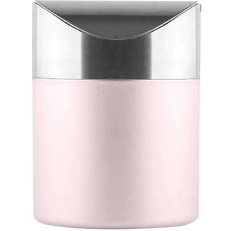 Mini Pattumiera In Metallo Da Tavolo Pattumiera Riutilizzabile Da 1,5 Litri Per Casa, Ufficio, Scuola, True Color 3 Mini Pattumiera In Metallo Da Tavolo Pattumiera Riutilizzabile Da 1,5 Litri Per Casa, Ufficio, Scuola, True Color - immagine 3