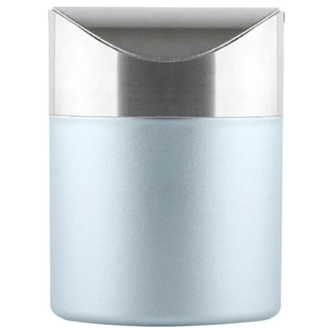 Mini Pattumiera In Metallo Da Tavolo Pattumiera Riutilizzabile Da 1,5 Litri Per Casa, Ufficio, Scuola, True Color 5 Mini Pattumiera In Metallo Da Tavolo Pattumiera Riutilizzabile Da 1,5 Litri Per Casa, Ufficio, Scuola, True Color - immagine 5