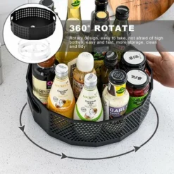 Vassoio Girevole, Portaspezie Girevole In Plastica Per Spezie Condimenti Stoccaggio Cucina, Vassoio Girevole Armadio Da Cucina, Vassoio Girevole Spezie (30 X 10 Cm, L) -Wenko Negozio 71378528 4