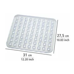 WENKO Tappetino Per Lavello Kristall Trasparente - Extra Spesso, Plastica, 27.5 X 1 X 31 Cm, Trasparente -Wenko Negozio 71897084 3