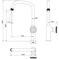Rubinetto Da Cucina Indus Nero -Wenko Negozio 72151351 3