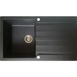 Sierra Lavello A 1 Vasca E 1 Scarico In Resina Nera