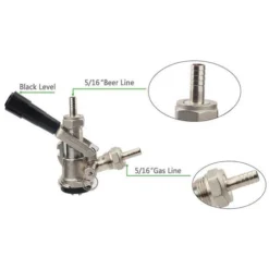 Attacco Per Fusti Tipo S Distributore Di Birra Alla Spina Con Valvola Limitatrice Di Pressione Di Sicurezza Sistema Di Produzione Domestica Attacco Per Fusti Di Birra A "S". -Wenko Negozio 72876874 3