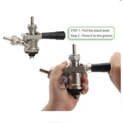 Attacco Per Fusti Tipo S Distributore Di Birra Alla Spina Con Valvola Limitatrice Di Pressione Di Sicurezza Sistema Di Produzione Domestica Attacco Per Fusti Di Birra A "S". -Wenko Negozio 72876874 4