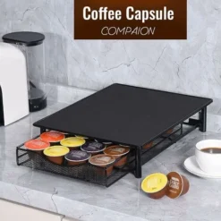 Porta Capsule Caffè, Porta Bustine Caffè Sweet Gusto Porta Capsule Impilabile Per 36 Capsule - Superficie Antiscivolo E Antivibrazione - Pratica Rete 9 Porta Capsule Caffè, Porta Bustine Caffè Sweet Gusto Porta Capsule Impilabile Per 36 Capsule - Superficie Antiscivolo E Antivibrazione - Pratica Rete -Wenko Negozio 74093199 5