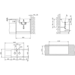 Lisse Lavello Reversibile 2 Vasche 1 Sgocciolatoio In Resina Grigio -Wenko Negozio 74827613 3