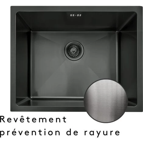 Luisa Lavello A Vasca Singola 55x45 Gun Metal 4 Luisa Lavello A Vasca Singola 55x45 Gun Metal - immagine 4