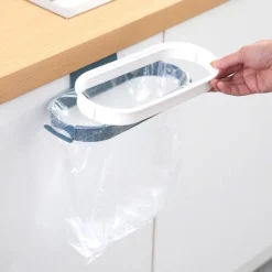 Supporto Del Sacchetto Della Spazzatura Con Coperchio Armadio Del Sacchetto Di Immagazzinaggio Cremagliera Porta Dell'armadio Da Cucina Appeso Sacchetto Della Spazzatura Supporto A Parete Sacchetto De -Wenko Negozio 75452956 4