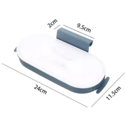 Supporto Del Sacchetto Della Spazzatura Con Coperchio Armadio Del Sacchetto Di Immagazzinaggio Cremagliera Porta Dell'armadio Da Cucina Appeso Sacchetto Della Spazzatura Supporto A Parete Sacchetto De -Wenko Negozio 75452956 5