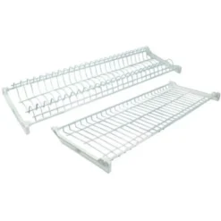 Scolapiatti Plastificato Bianco - Cm.76