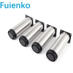 Gambe Per Mobili In Acciaio Inox Regolabili 5x15cm 4 Pezzi FUIENKO
