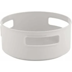 Giradischi In Plastica Per Spezie, Cibo, Ecc. – Pratico Accessorio Per Riporre Gli Armadi – Giostra Da Cucina In Plastica – Grigio Chiaro