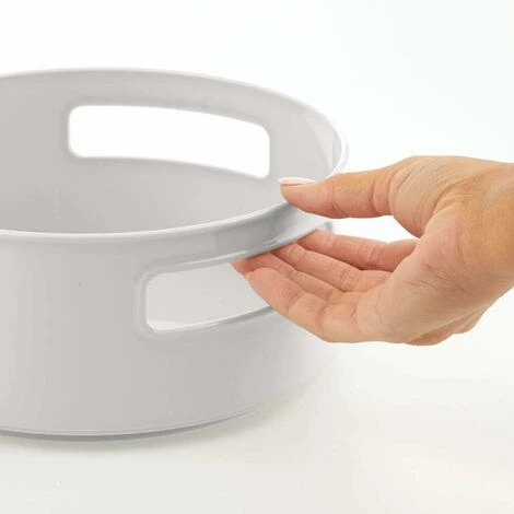 Giradischi In Plastica Per Spezie, Cibo, Ecc. – Pratico Accessorio Per Riporre Gli Armadi – Giostra Da Cucina In Plastica – Grigio Chiaro 4 Giradischi In Plastica Per Spezie, Cibo, Ecc. – Pratico Accessorio Per Riporre Gli Armadi – Giostra Da Cucina In Plastica – Grigio Chiaro - immagine 4
