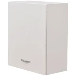 Pensile Da Cucina Armadio Sospeso Da Parete Con Anta Singola Colore Bianco