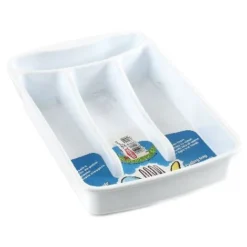 Stefanplast Portaposate 4 Posti Linea Primavera In Polipropilene Colore Bianco - Cm.18x31x4,5h.