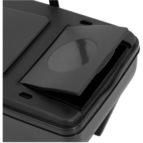 Bidoni Raccolta Differenziata Contenitori Per Rifiuti 5 X 25 L Neri 2 Bidoni Raccolta Differenziata Contenitori Per Rifiuti 5 X 25 L Neri - immagine 2