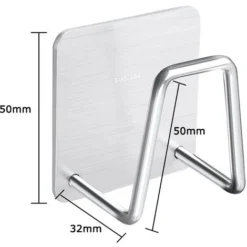 Portaspugna Per Lavello Da Cucina Contenitore Per Lavello Adhensive Per Accessori Da Cucina Resistente Alla Ruggine Acciaio Inossidabile 304 -Wenko Negozio 77493068 4