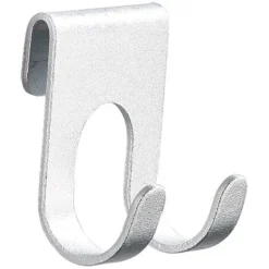 Gancio In Alluminio Per Doccia, Porta In Vetro, Senza Foro, Barra Porta Asciugamani, Gancio Per Rasoio, Bagno, Cucina, Ferramenta, Organizzatore Di Chiavi (sabbia Lucida)