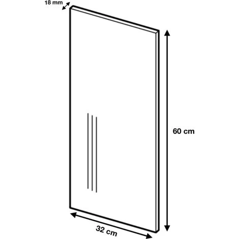 Pannello Di Finitura Per Mobile Alto Eco Glossy Grey 2 Pannello Di Finitura Per Mobile Alto Eco Glossy Grey - immagine 2