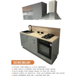 Pannello Di Finitura Per Mobile Alto Eco Glossy Grey 7 Pannello Di Finitura Per Mobile Alto Eco Glossy Grey -Wenko Negozio 78206264 4