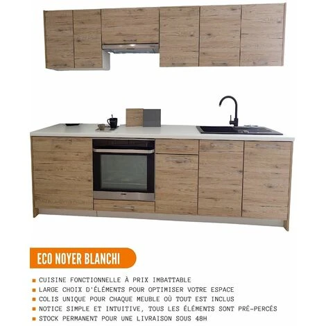 Pannello Di Finitura Per Mobile Basso Eco Noce Sbiancato 4 Pannello Di Finitura Per Mobile Basso Eco Noce Sbiancato - immagine 4