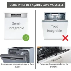 Frontale Per Lavastoviglie Semintegrata Eco Bianco Lucido L 60 Cm -Wenko Negozio 78206292 3