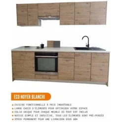 Pannello Di Finitura Per Mobile Alto Eco Noce Sbiancato -Wenko Negozio 78206303 4