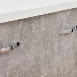 Mobile Base Per Cucina Componibile Colore Grigio Cemento Con 2 Ante 2 Scomparti 7 Mobile Base Per Cucina Componibile Colore Grigio Cemento Con 2 Ante 2 Scomparti -Wenko Negozio 78324905 3