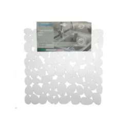 TAPPETO LAVELLO 32X32CM SASSOLINI BIANCO